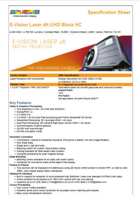 laser 4k specs